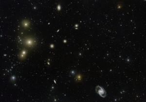 L'immagine VST dell'ammasso di galassie della Fornace