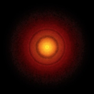 mmagine ALMA di un disco intorno alla giovane stella TW Hydrae