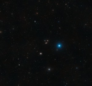 I dintorni della galassia di taglio NGC 1055